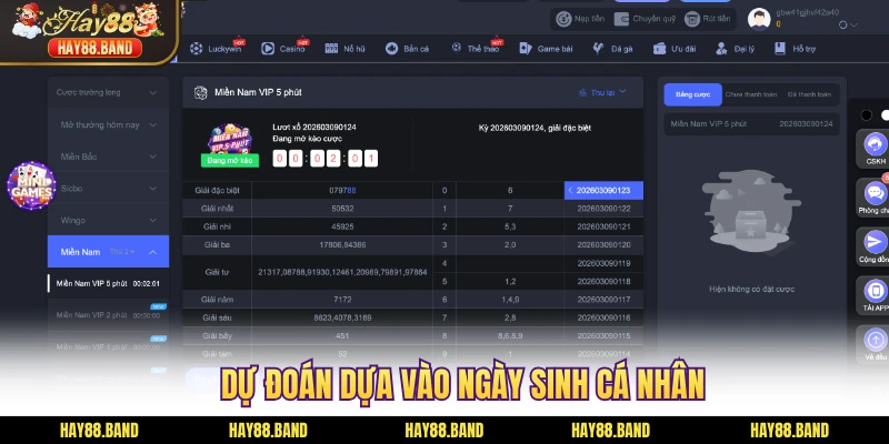 Dự đoán dựa vào ngày sinh cá nhân Dự đoán dựa vào ngày sinh cá nhân